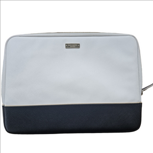 Kate Spade Two-Tone Laptop Bag in Black and Cream
